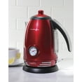 thumbnail image 4 of Nostalgia RWK150 1.7 Liter Retro Stainless Steel Electric Water Kettle, Retro Red, 4 of 5