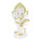 thumbnail image 3 of DIOS hindú estatua DIOS India Buda estatuilla decoración Blanco translúcido Gloria Estatua de Buda, 3 of 9
