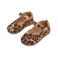 thumbnail image 4 of ZHOGXU Big Boys Girls Sneakers Soft Sole Lace Up Non Slip Leopard Print Lightweight Comfortable Casual Shoes For Everyday Wear Coffee 12-15 Months, 4 of 4