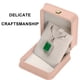 thumbnail image 4 of Caja de regalo de joyería, joyero pequeño, caja de regalo, joyero para pulsera, collar, anillo, cadena, 7,5*8,5*4cm, 4 of 5