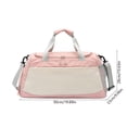 thumbnail image 3 of Byujiro Multifunctional Sports Duffle Bag, Large Capacity Gym Bag with Wet Dry Separation Pocket, Detachable Shoulder Strap Carry Tote, Versatile Handbag for Yoga, Swimming, Fitness Training, 3 of 6