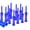 Blue, variant on Directional Golf Markers Practice Tool Durability Plastic Golf Tees for Accuracy and Stability During Ranges Exercises