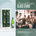 thumbnail image 7 of Sprightly Champagne 4 Glasses Holder Stand, Party Drinks Wall with Faux Greenery Glass Holder, 7 of 7