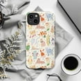thumbnail image 6 of Whimsical Colorful Cat Pattern Phone Case, Fun Cartoon Kitty Print iPhone Cover, Cute Artistic Cat Lover Protective Case for iPhone 16 15 14 13 12 11, 6 of 6
