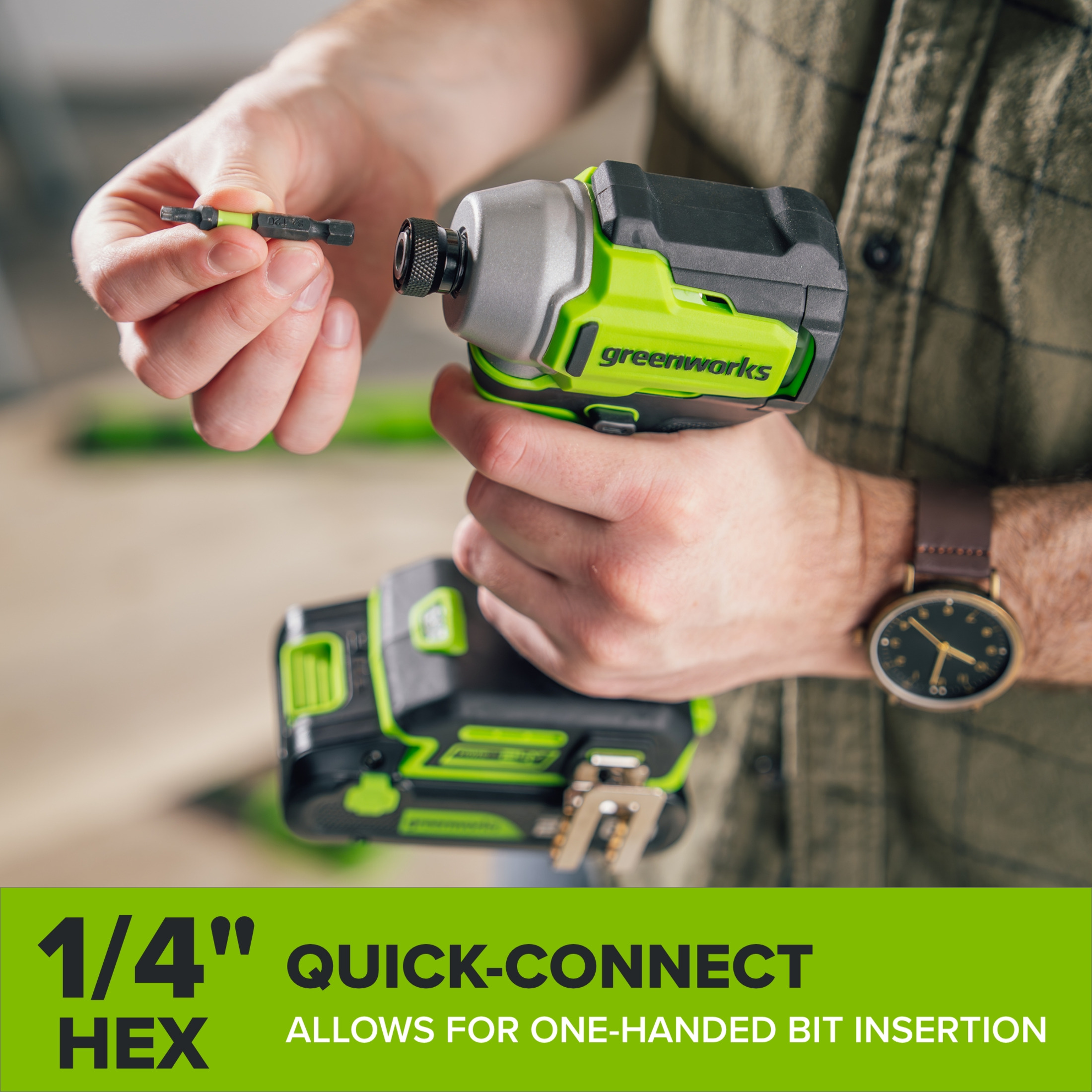 Greenworks PowerAll 24V Impact Driver Kit photo 4