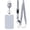 A660 Gray, variant on Badge Holder with Retractable Lanyard, Vertical ID Card Sleeve for Employees and Students, Durable Neck Strap for Bus Passes and Work Badges A664_Yellow