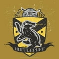 thumbnail image 2 of Junior's Harry Potter Hufflepuff Snitch Crest  Festival Muscle Graphic Tee Gold Heather Medium, 2 of 4