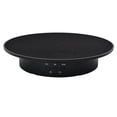 thumbnail image 2 of Soporte giratorio de para fotografía Base giratoria automática para joyería Base para soporte de exhibición giratorio motorizado Ele Base de terciopelo negro, 2 of 9