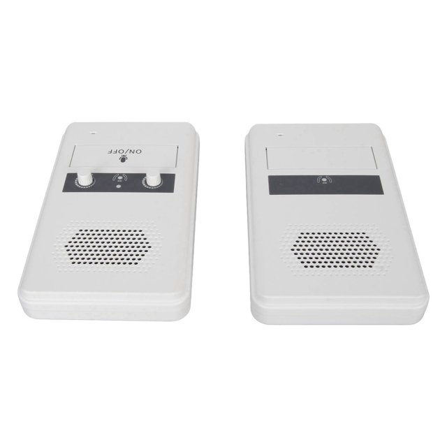 Dual Way Counter Intercom, White 3W Power US Plug 100-240V Easy Operation Sensitive Mic Premium Speaker Window Intercom System Fully Auto for Station
