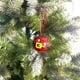 thumbnail image 4 of Fiudx Colgante de Cinturón de Papá Noel, Diseño de Espejo de Cristal Rojo, 5 Cm de Diámetro, Llamativo Adorno para Árbol de Navidad, Decoración para Fiestas y Festivales, Fácil de Colgar, Ideal Como, 4 of 5