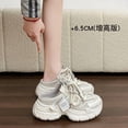 thumbnail image 2 of Cool Summer Breathable Walking Sneakers, stylish ladies casual shoes, thin lightweight build, sweat release upper, non-slip comfy sole for daily summer wear, 2 of 8