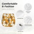 thumbnail image 4 of KLL White Floral and Butterflies Pattern Shorts Women,Athletic Shorts High Waisted Running Shorts Pocket Sporty Short Gym Elastic Workout Shorts-X-Large, 4 of 7