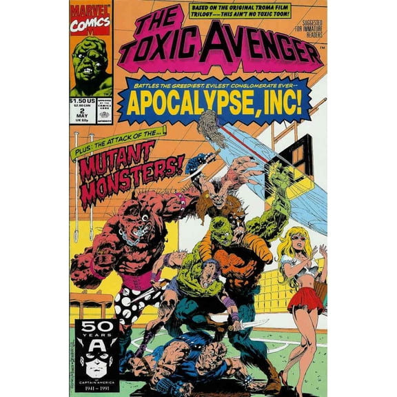 Toxic Avenger #2 VF ; Marvel Comic Book