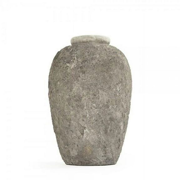 Zentique Polyresin Gray Jar