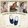 thumbnail image 7 of Fotbe Futuristic Book Knowledge Pattern Women's Fuzzy Curly Fur Memory Foam Loafer Slippers Indoor Outdoor Slippers Winter Home Shoes-40/41, 7 of 7