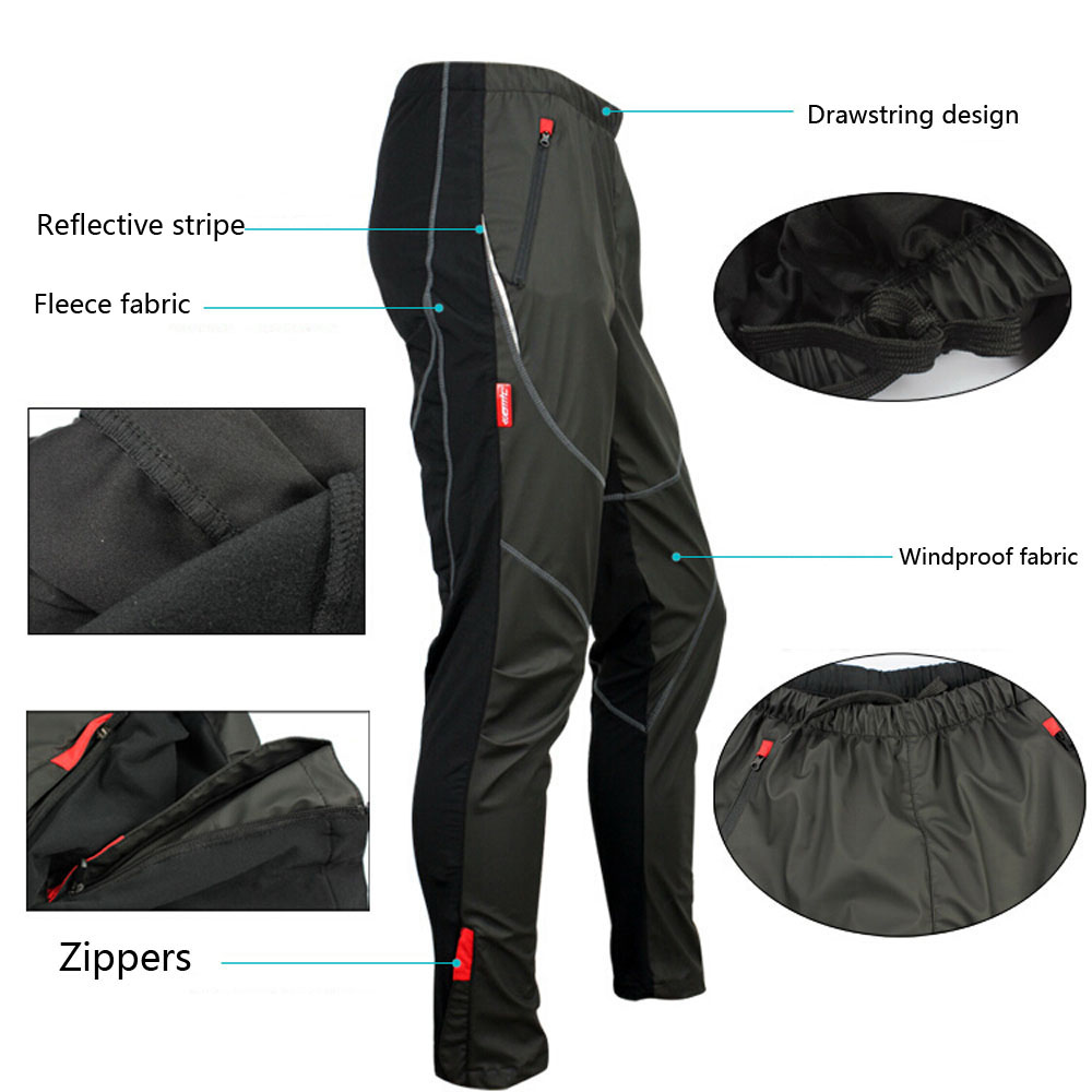 SANTIC Cycling Fleece Thermal Wind 