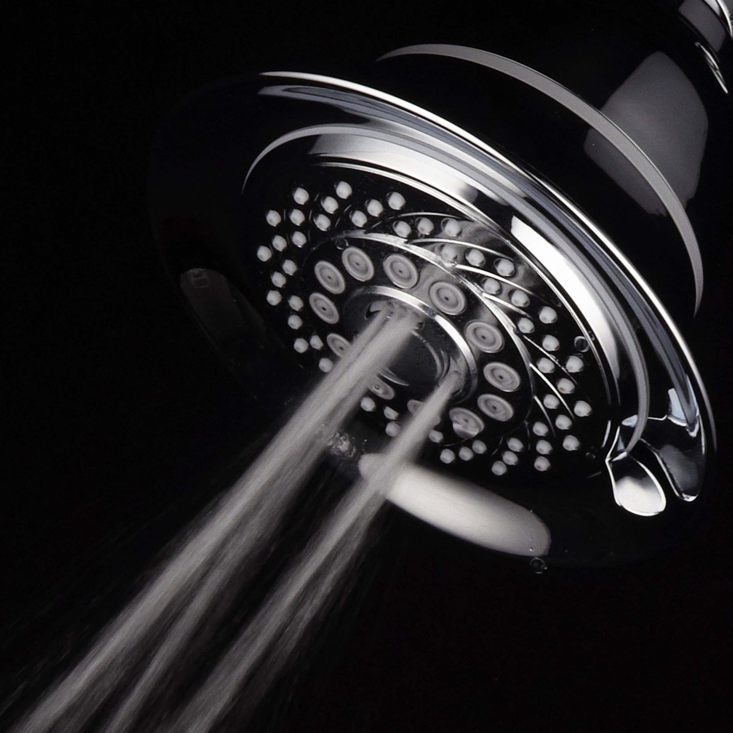 HotelSpa AquaCare High Pressure 6-Setting Filtered Shower Head – 3-Stage Water Filter, 5-Inch, Chrome