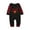 Black-Baby, variant on Odeerbi Christmas Pajamas for Family Holiday Plaid Long Sleeve Family Christmas Pajamas Matching Sets Dad Casual Plaid Print Tops Pants Set Two-Piece Sleepwear Xmas PJs Set Black