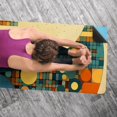 thumbnail image 5 of Geometric Cube Yoga Towel with Storage Bag, 72.8"x26.8", Suitable for Yoga, Pilates, Fitness, etc., 5 of 6