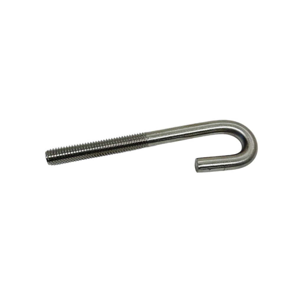 Marine Boat 1/2" x 6" J Bolt Spring Hook J-Bolt J Hook Stainless Steel T316 4Pcs