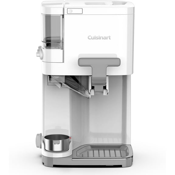 Soft Serve Ice Cream Machine- Mix It In Ice Cream Maker for Frozen Yogurt, Sorbet, Gelato, Drinks 1.5 Quart, White