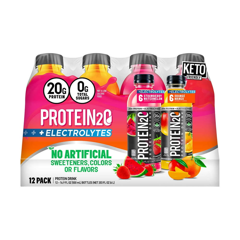 Protein2o 20g Electrolytes + Protein Drink 16.9 fl oz, 12Pack