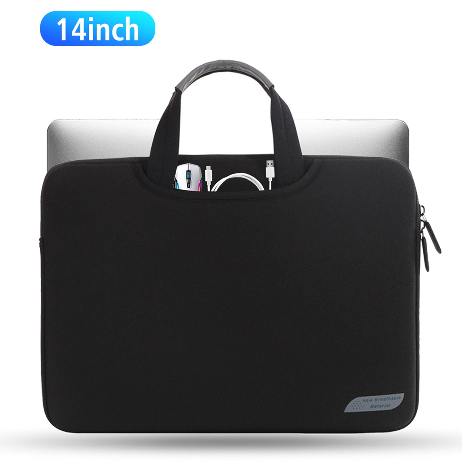 EEEkit 13inch 14inch 15.6inch Laptop Sleeve Case Briefcase Cover Protective Bag Mac Carrying Handbag Compatible MacBook Air/MacBook Pro/Dell XPS 15/Notebooks/Chromebooks/Ultrabooks/Netbooks