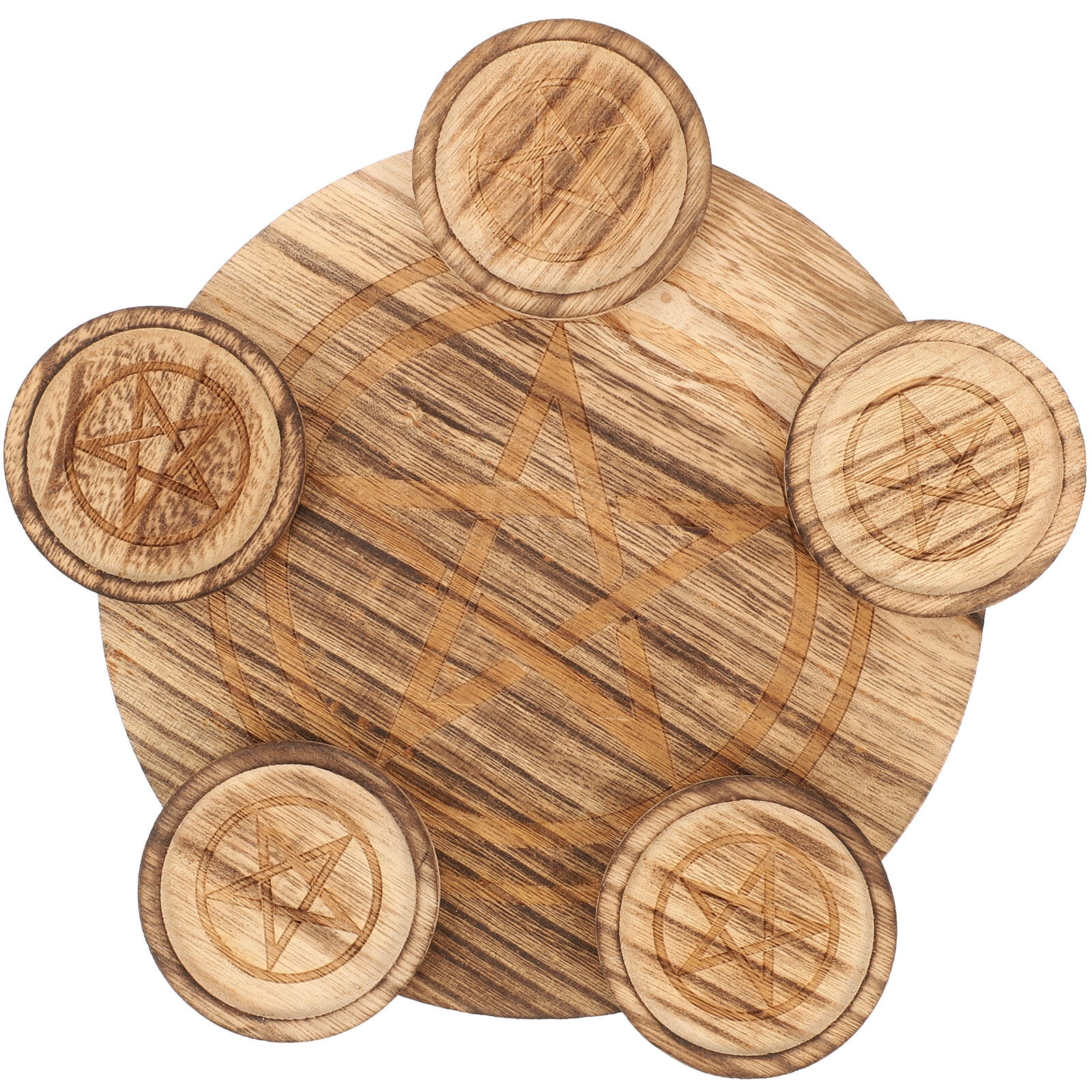 Candlestick WoodTarot Candle Holder Wooden Candle Holder Candle Display