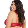 thumbnail image 2 of Dreamgirl Womens Plus Size Open Cup Shelf Bra Style-9386X, 2 of 2