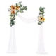 thumbnail image 2 of Botín Floral Macarena Decoración de Fondo de boda Blanco amarillo, 2 of 7