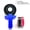 Dark Blue, variant on YAHHU Mini Portable Manual Label Maker DIY 3D Embossing Label Writer Printer Typewriter with Plastic PVC 9mm Label Tapes Lettering Machine Compact Handheld Design Pink