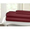thumbnail image 2 of 1200 Thread Count 100% Cotton Solid Sheet Set (California King, Burgundy), 2 of 2