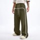 thumbnail image 2 of Pantalones con Cremallera Bolsillos Hombres Sueltos Casual Cordón Elástico-Cintura Pantalones Deportivos de Jogging, Pantalones de Bolsillo de Color Sólido para el Uso Diario Al Aire Libre Casual, 2 of 7