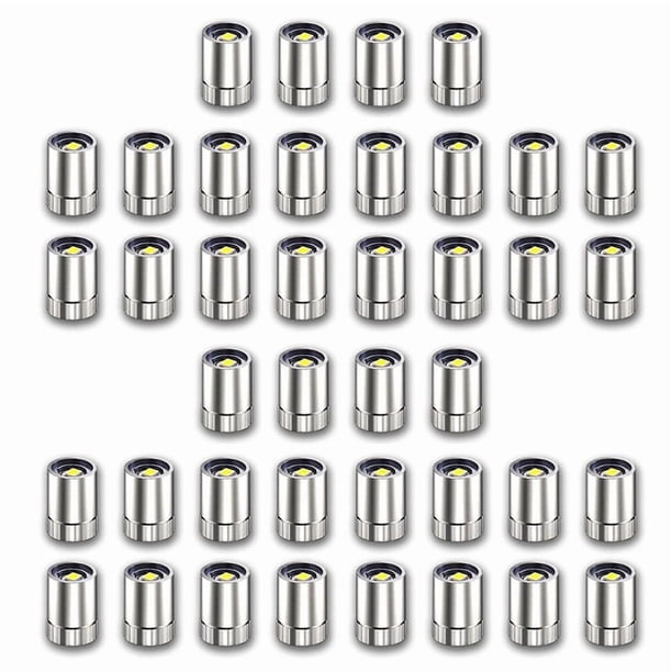 40 Luces LED en Miniatura, Luces Pequeñas para Manualidades, Luces en Miniatura con Pilas, Luces (Cambio de )