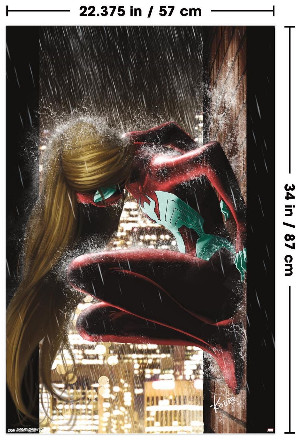 Marvel Comics Spider-Woman - Ultimates Cover #5 Wall Poster, 22.375" x 34"