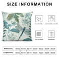 thumbnail image 5 of Jiayy Throw Pillow Covers Vintage Blue Dragonfly Flowers Leaves Design Square Pillowcase for Home Decor Sofa Car Bedroom Pillow case, 5 of 5