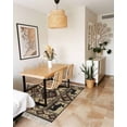 thumbnail image 4 of Fall Vintage Bathroom Runner Rug 2'x3'Washable Woven Area Rug, Boho Forest Deer Argyle Geometric Pattern Tassel Kitchen Rug,Throw Floor Mat Carpet Decorative for Living Room Bedroom, 4 of 7