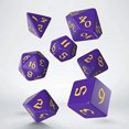 thumbnail image 2 of Q-workshop QWOSCLR93 Classic Runic Dice, Purple & Yellow - Set of 7, 2 of 2