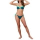 thumbnail image 2 of Conjuntos de bikini INSPIRE CHIC para mujer, 2 piezas, parte superior de tirantes espagueti y parte inferior triangular, trajes de baño X-Large en verde azulado y verde claro, 2 of 5