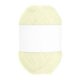 thumbnail image 1 of Hilo Scrubbie de 218 yardas, hilo de brillo de poliéster Scrubbie para paños de cocina, ganchillo, tejido, manualidades, mantas, alfombras, suéteres, bufandas, gorros, color crema y amarillo, 1 of 6
