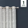thumbnail image 5 of Hometrends Farley 84" Light Filtering Grommet Window Curtain Panel, Ivory, 5 of 5