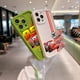 thumbnail image 5 of Cars Lightning McQueen 95, funda de teléfono para IPhone 15, 14, 13, 12, 11 Pro Max, Mini, XR, XS, X, 7, 8 Plus, TPU suave con correa de mano, 5 of 5