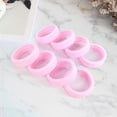 thumbnail image 4 of Protector de ruedas de equipaje Fundas protectoras de silicona para ruedas de equipaje, Protector de ruedas para equipaje de mano, color rosa, 8 Uds., 4 of 6