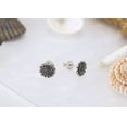 thumbnail image 6 of Nature's Charm Sunflower .925 Sterling Silver Stud Floral Earrings, 6 of 7