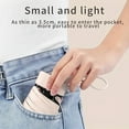 thumbnail image 4 of Mini Compact Travel Sun Umbrella with Case - Small UV Protection Umbrella, Lightweight Portable Windproof Parasol for Women, Men & Kids, Square Box Design, 4 of 5