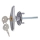 thumbnail image 1 of 1piece garage door handle with quicklocking mechanism, 1 of 5