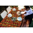 thumbnail image 2 of Kwanzaa Tablecloth Black History African American Party Decoration Kente Print Disposable Plastic Table Cloth Waterproof Picnic Decor 54 x108 Inch -Pack of 2, 2 of 6