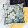 thumbnail image 2 of BANET Throw Pillow Cover White Flower in Blue Bottle Square Pillow Case Pattern Cushion Covers for Home Car Wedding Decorative 12x12in, 2 of 5