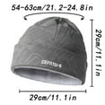 thumbnail image 3 of Wdhugt Mens Warm Hat And Neck Cover Set For Outdoor Windproof And Cold Protection Polyester Material One Size In Gray Gray, 3 of 5