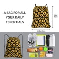 thumbnail image 2 of Xecao Sunflower 6 for Drawstring Bags,Pull String Backpack Bags,String Bag Sackpack, 2 of 6